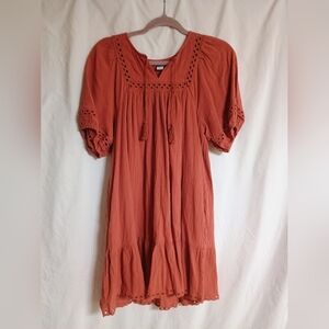 Old Navy Terracotta Midi Dress